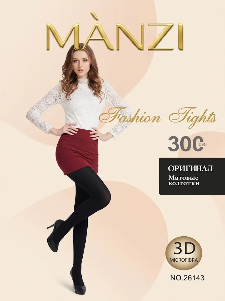Manzi 26143 (Матовые колготки), DEN: 300 — изображение 1